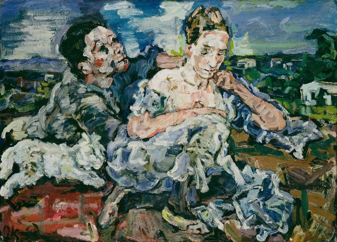 Oskar Kokoschka: Ljubavni par s mačkom © Fondation Oskar Kokoschka