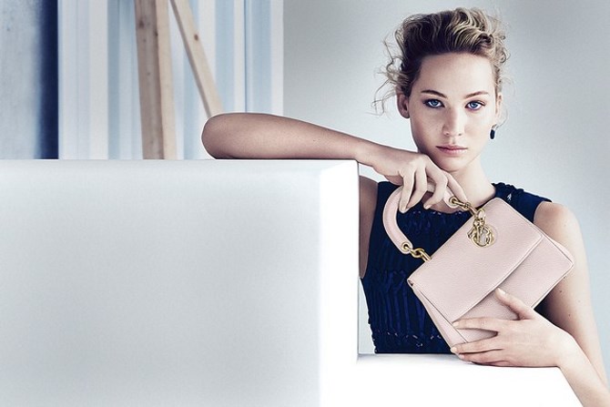 Jennifer Lawrence za Dior