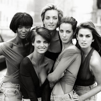 Supermodeli, 1990. | Foto: Peter Lindbergh
