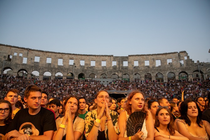 Atmosfera u Areni Pula bila je na nivou