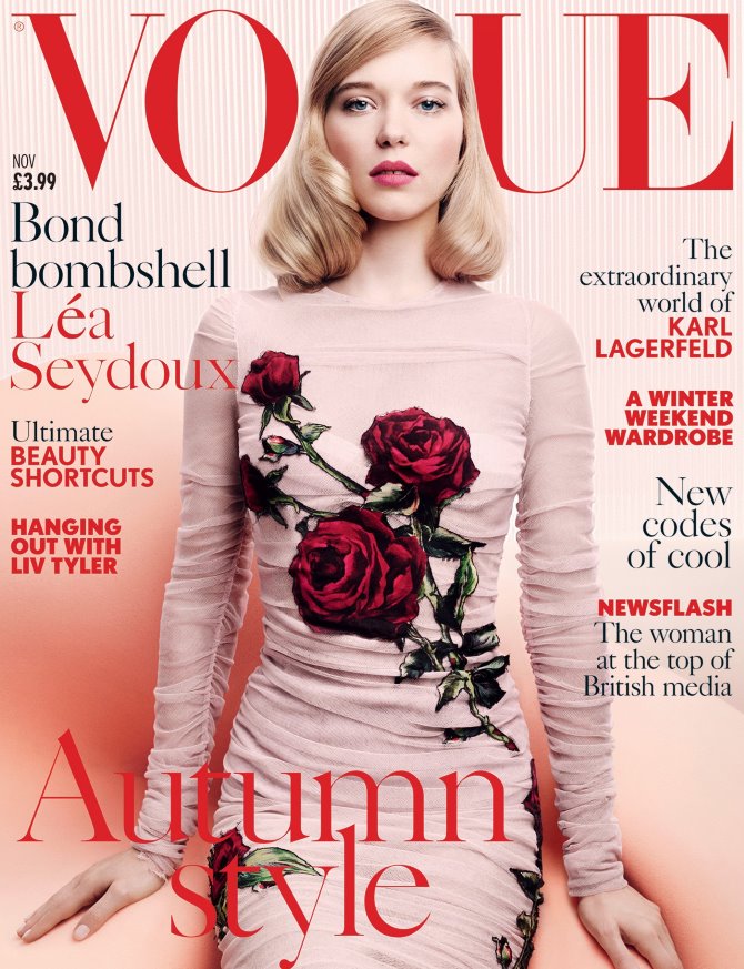 Léa Seydoux za britanski Vogue | Foto: Craig McDean
