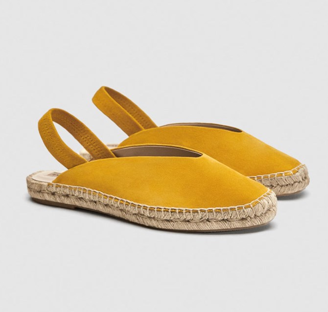 Kožne espadrile otvorene pete - 349,90 kn