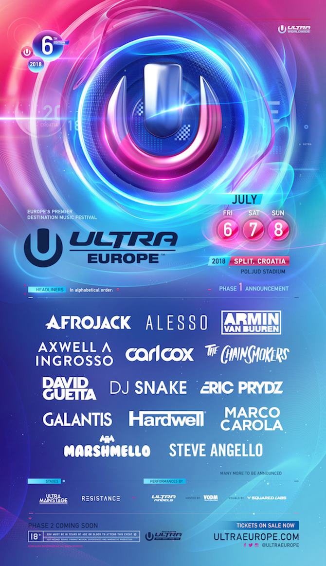 Ultra Europe 2018.