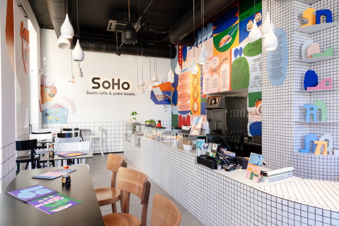 SoHo sushi rolls & poké bowls