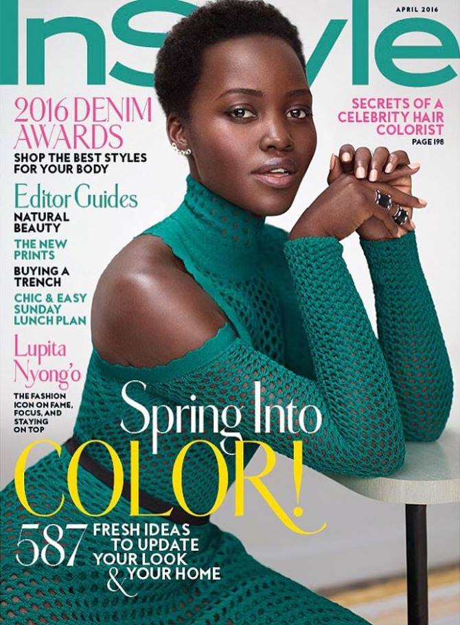 Lupita Nyong’o za InStyle