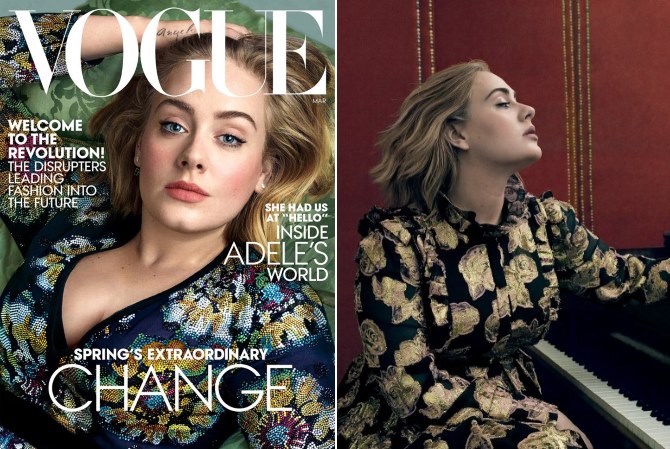 Adele za američki Vogue | Foto: Annie Leibovitz