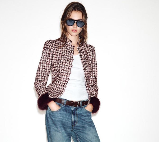 Strukturirani blejzer s manžetama, Zara - 55,95 eura