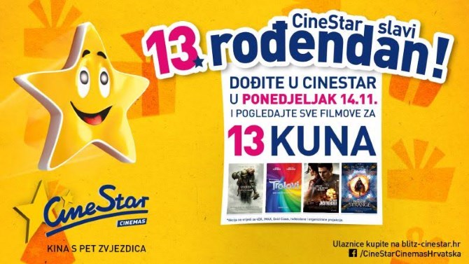 13. rođendan CineStara