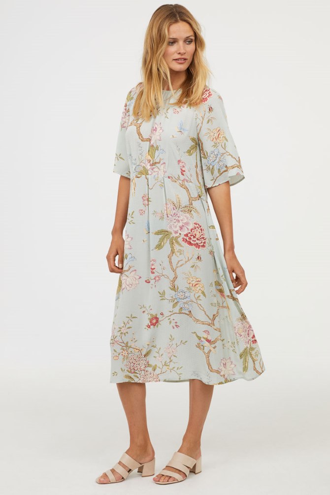 Midi haljina iz H&M-ove kolekcije za jesen 2018.
