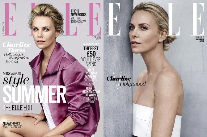 Charlize Theron za britanski Elle