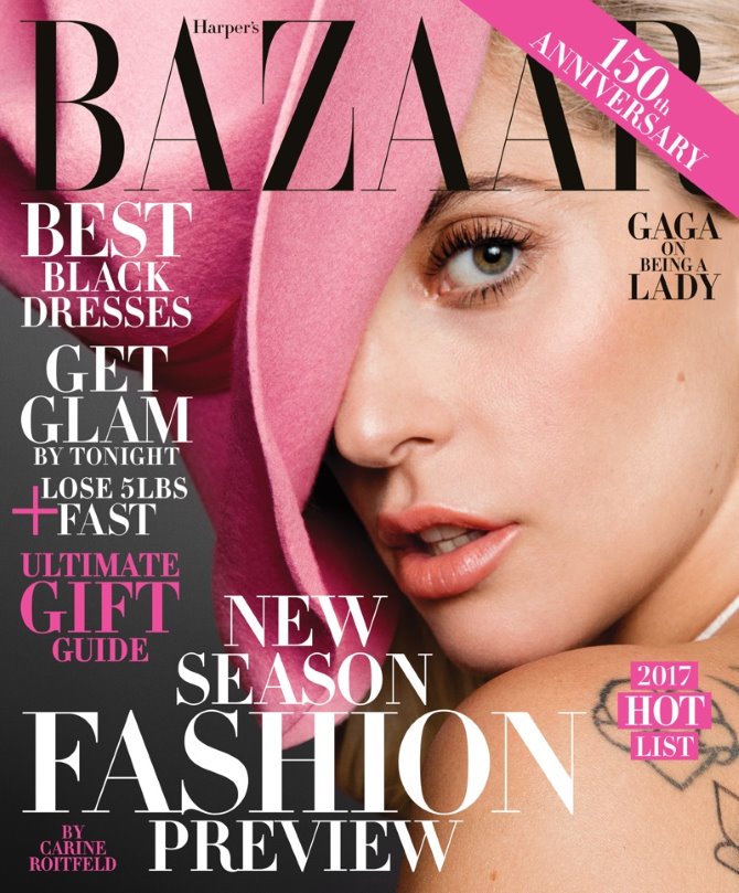 Lady Gaga na naslovnici Harper's Bazaara