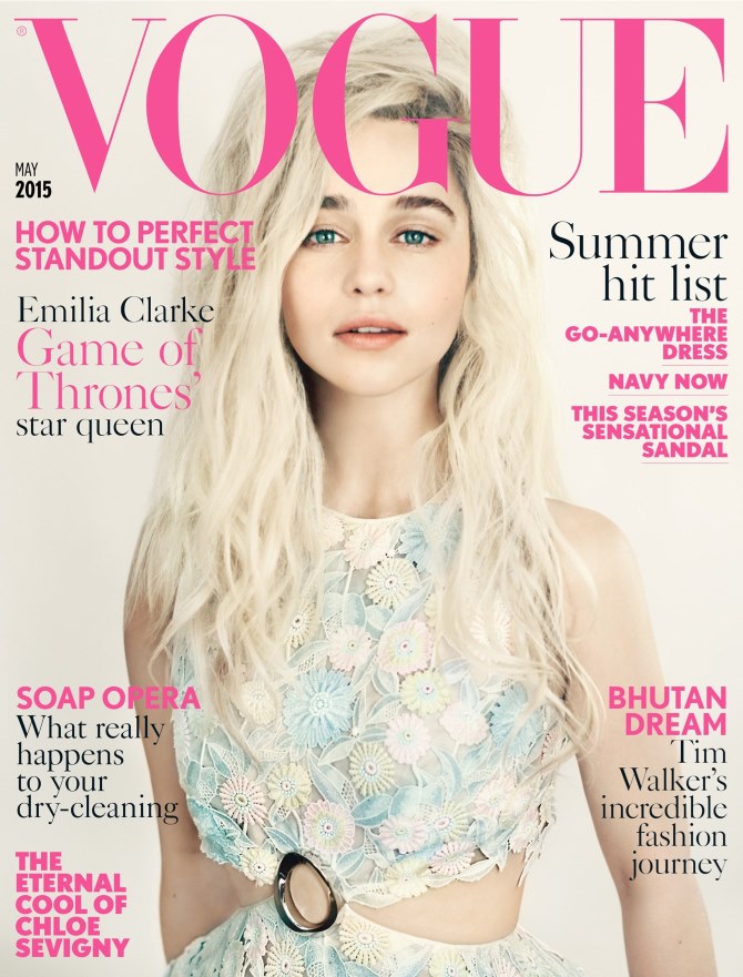 Emilia Clarke za Vogue