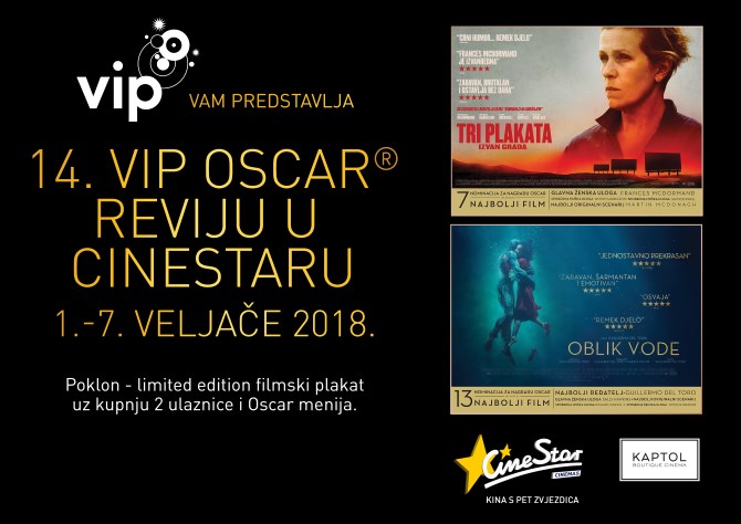 14. Oscar revija u CineStar kinima