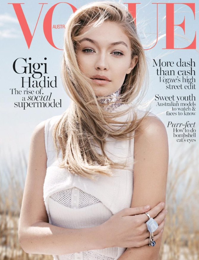 Gigi Hadid za australski Vogue