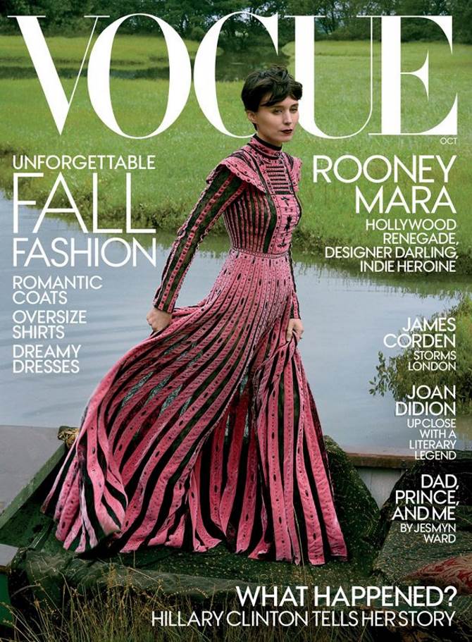 Rooney Mara na naslovnici američkog Vogue | Foto: Annie Leibovitz