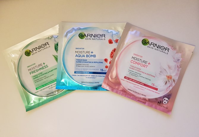 Garnier Tissue Masks