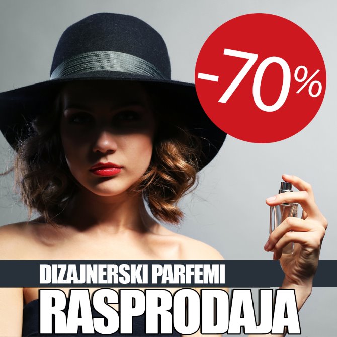 Dizajnerski parfemi po 70% povoljnijim cijenama