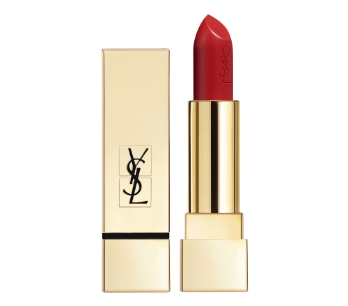 9. YSL Rouge Pur Couture Satin Radiance Lipstick, nijansa Le Rouge