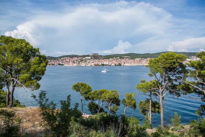 Pogled s Martinske prema Šibeniku, foto: Tomislav Sporiš