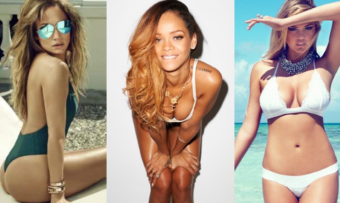 J.Lo, Rihanna i Kate Upton | Ilustracija: YouTube, Terry Richardson, Beach Bunny