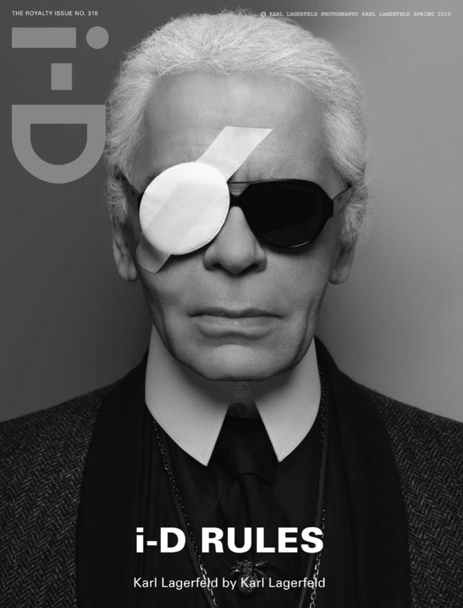 Karl Lagerfeld. Foto: i-D