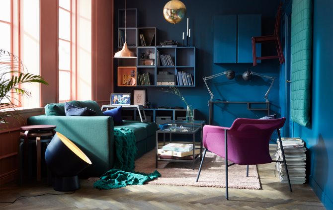 Dnevna soba savršena za druženje s frendovima | Foto: Ikea