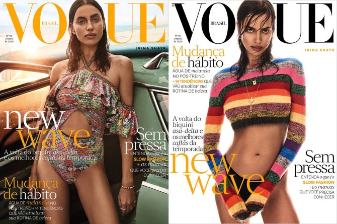 Irina Shayk za brazilski Vogue