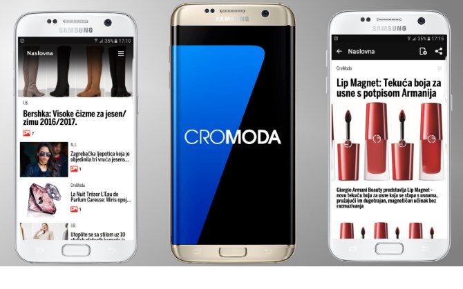 CroModa na vašem mobilnom telefonu