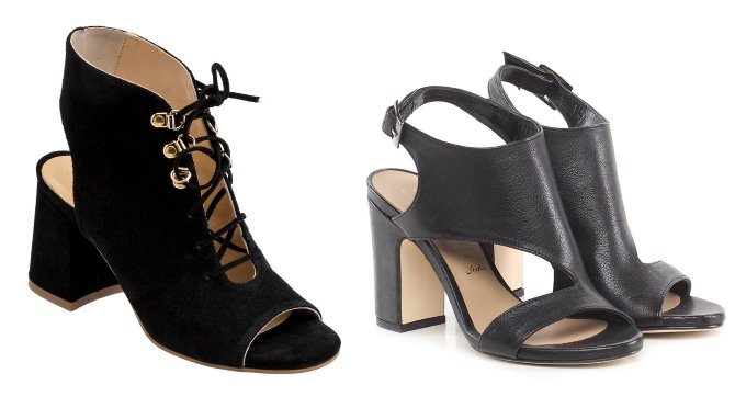 Lijevo: Guliver, sandale Stefania, cijena: 760 kn; desno: Salvador Ribes, cijena: 145 EUR, foto: Lefollieshop