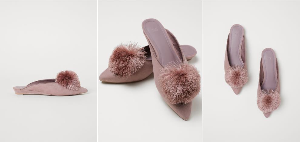 H&M: Mule s pomponima