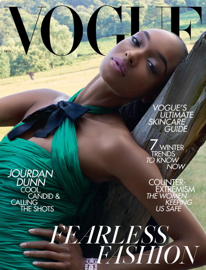 Jourdan Dunn za Vogue. Foto: Nick Knight