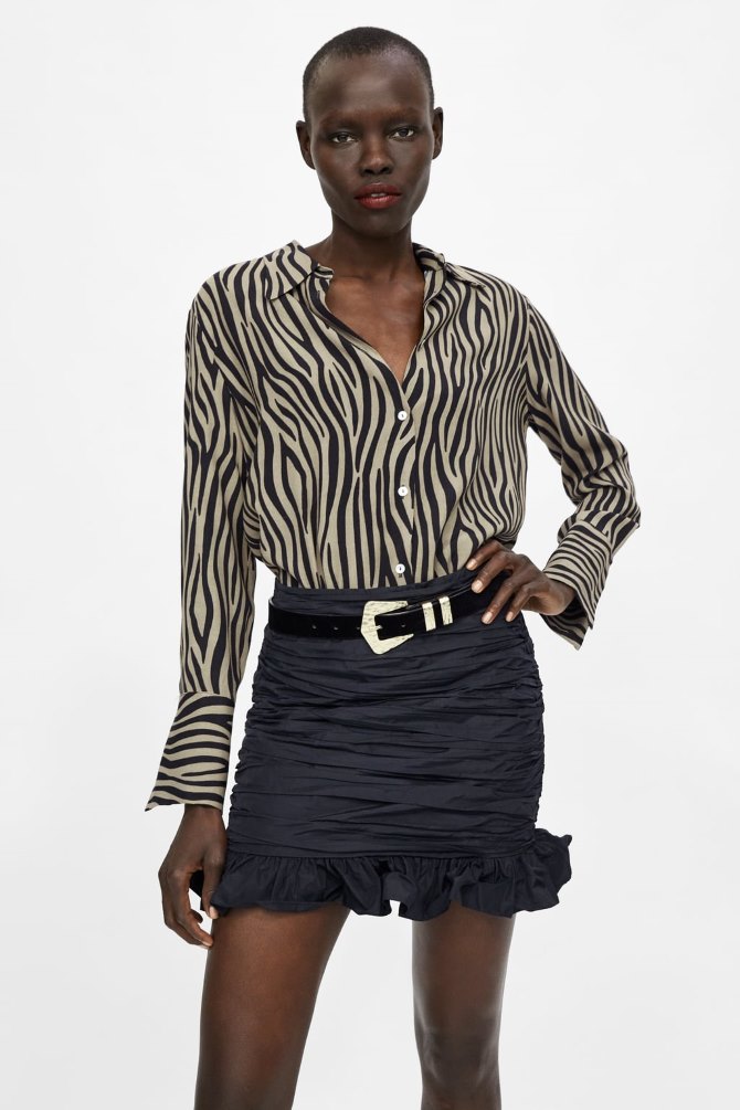 Košulja s uzorkom u dvije boje, Zara - 299,90 kn