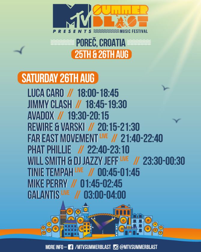 U Poreč stižu Will Smith, DJ Jazzy Jeff, Duke Dumont...