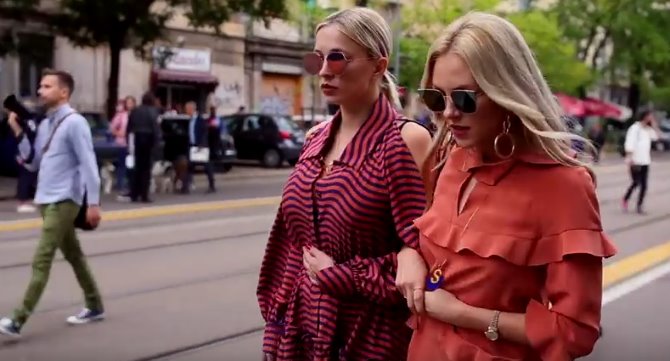 Milano street style | Foto: Screenshot / YouTube