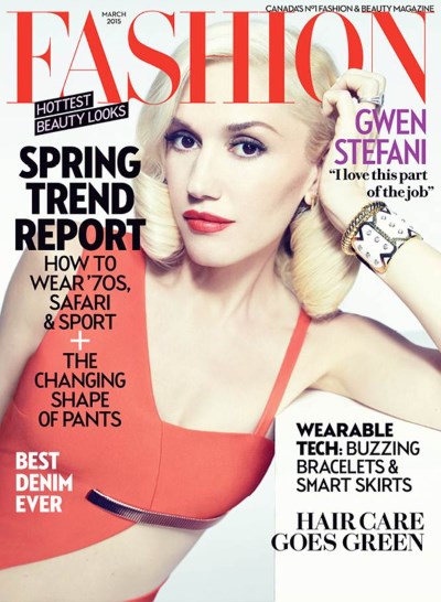 Gwen Stefani za Fashion Magazine