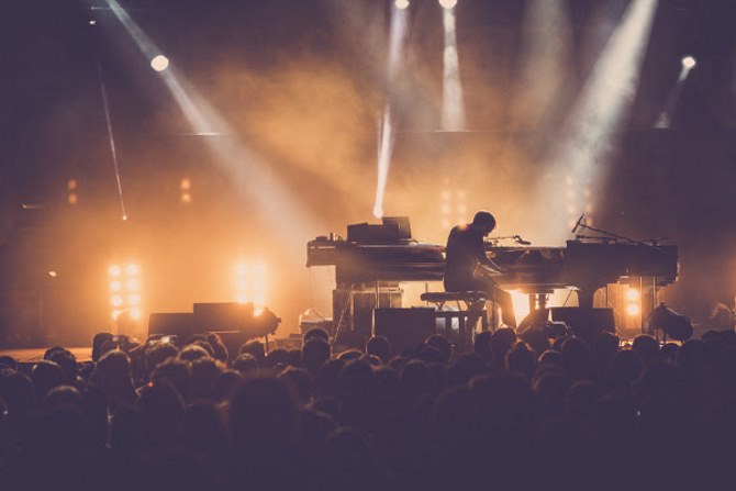 Nils Frahm na otvorenju Dimensions festivala 2014. godine