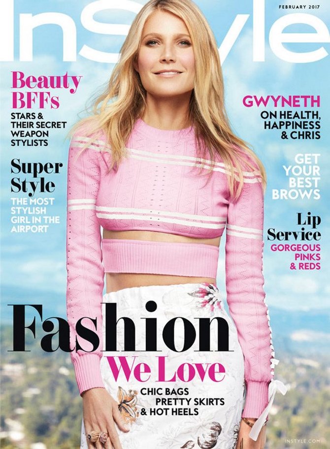 Gwyneth Paltrow za InStyle