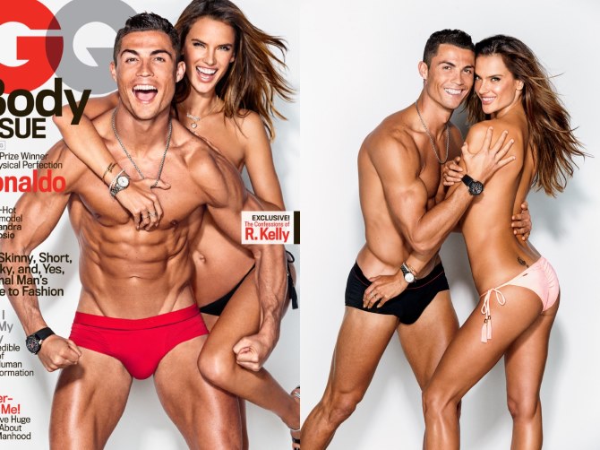 Alessandra Ambrosio i Cristiano Ronaldo za GQ | Foto: Ben Watts