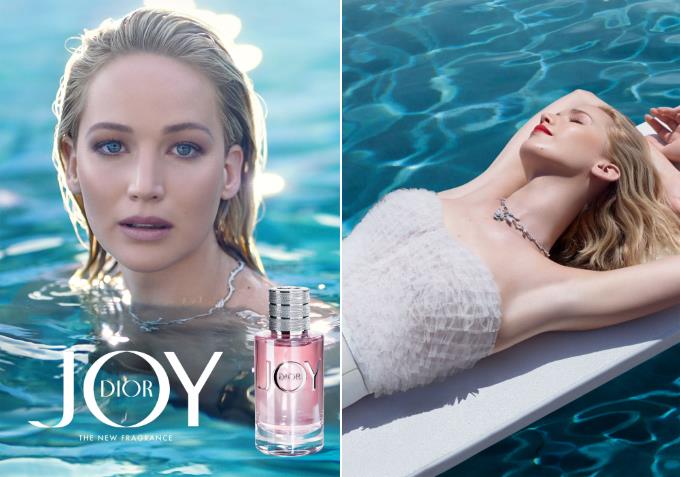 Jennifer Lawrence za Dior