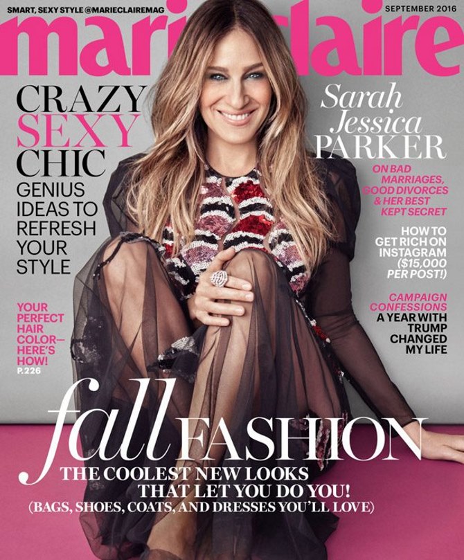 Sarah Jessica Parker za Marie Claire