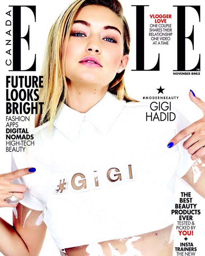 Gigi Hadid za kanadski Elle