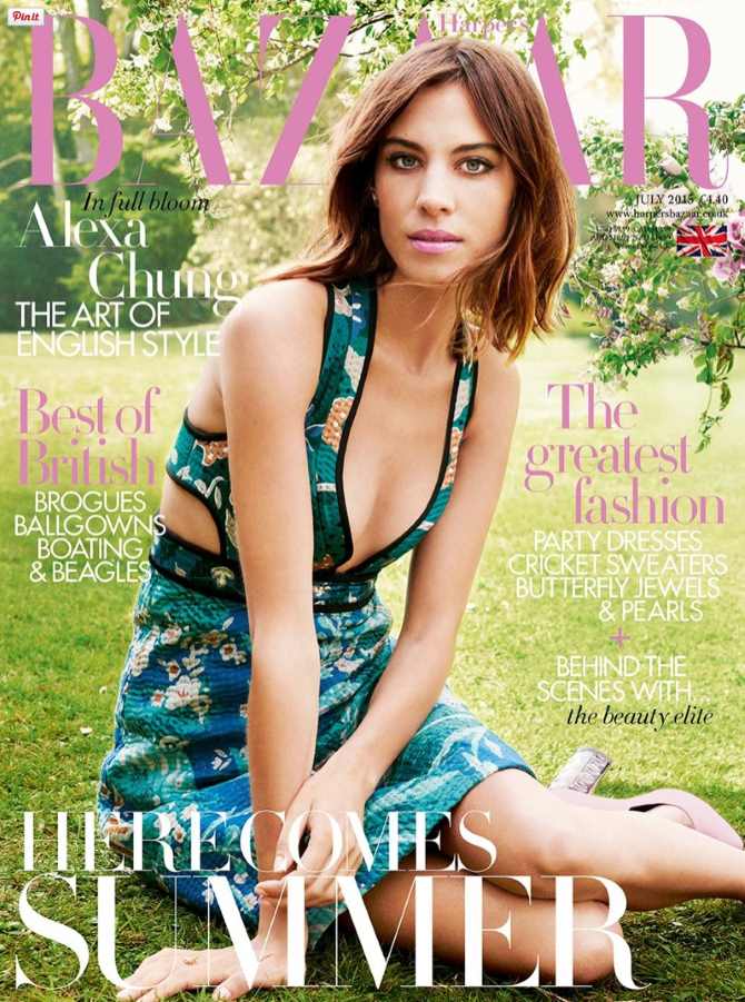 Alexa Chung za britanski Harper's Bazaar