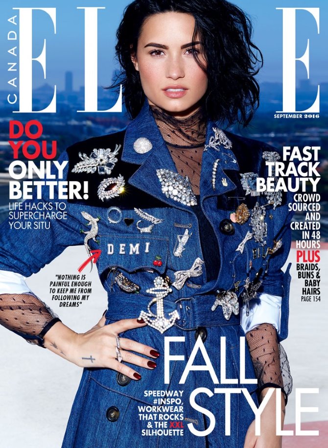 Demi Lovato za kanadski Elle