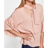 Ružičasta bluza s mašnom - 119,90 kn