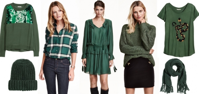 15 ludo dobrih ZELENIH zimskih komada iz H&M-a