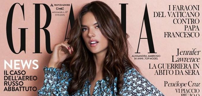 Prelijepa Alessandra Ambrosio za talijansku Graziju