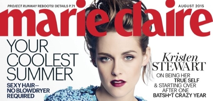 Nova frizura: Kirsten Stewart na naslovnici časopisa Marie Claire