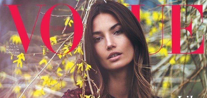 Lily Aldridge u romantičnom izdanju na naslovnici turskog Voguea