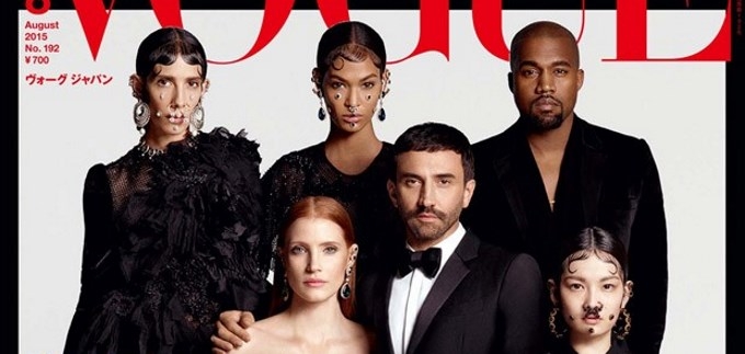 Jessica Chastain, Kanye West i Kendall Jenner za Vogue