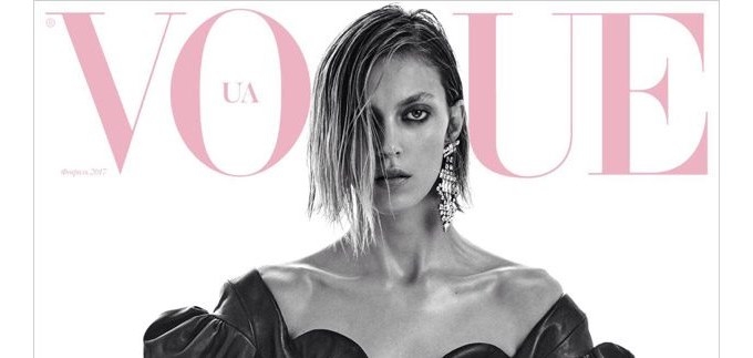Anja Rubik u opakoj Saint Laurentovoj haljini za Vogue
